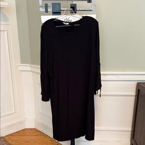 LOFT Classic Black Long Sleeve Dress